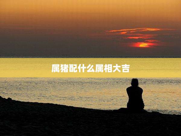 属猪配什么属相大吉