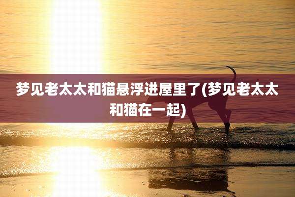 梦见老太太和猫悬浮进屋里了(梦见老太太和猫在一起)