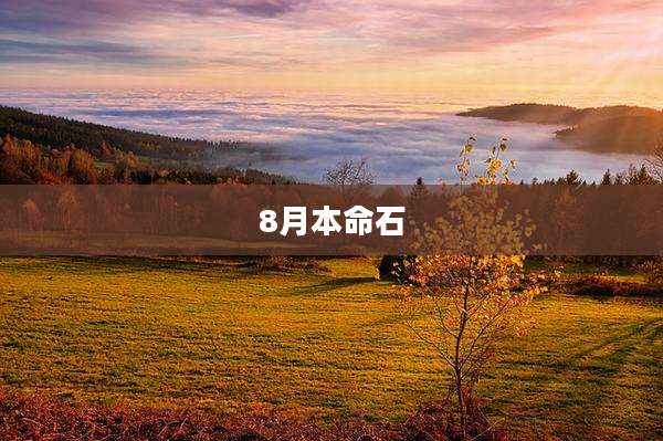 8月本命石