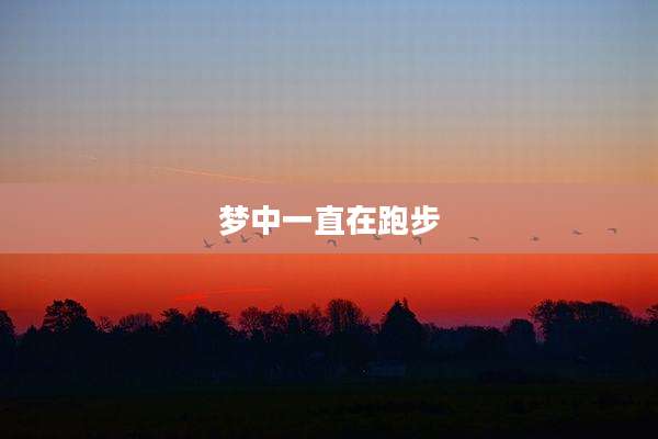 梦中一直在跑步