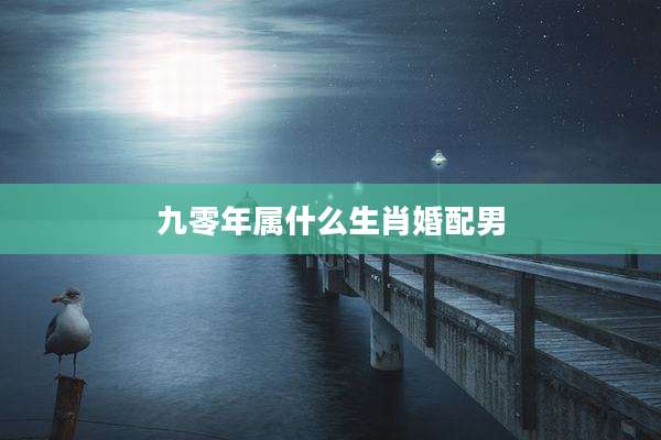 九零年属什么生肖婚配男