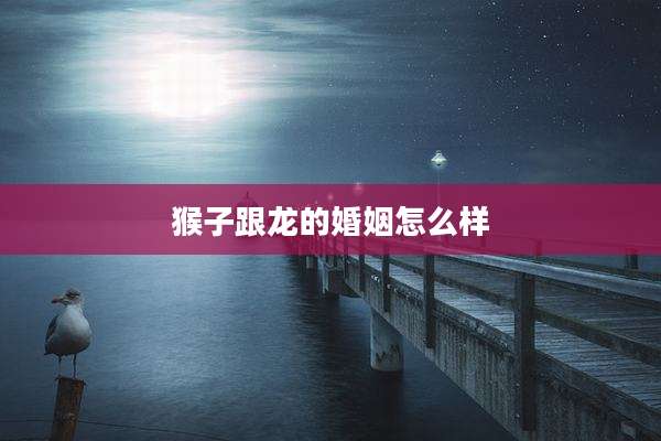 猴子跟龙的婚姻怎么样
