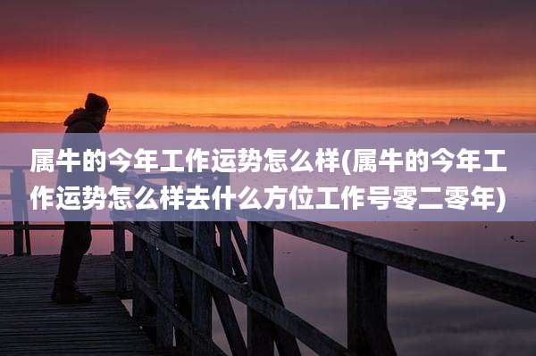 属牛的今年工作运势怎么样(属牛的今年工作运势怎么样去什么方位工作号零二零年)