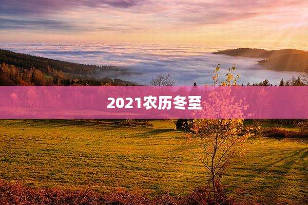 2021农历冬至