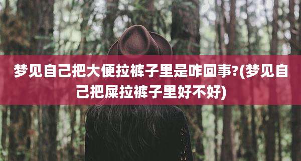 梦见自己把大便拉裤子里是咋回事?(梦见自己把屎拉裤子里好不好)