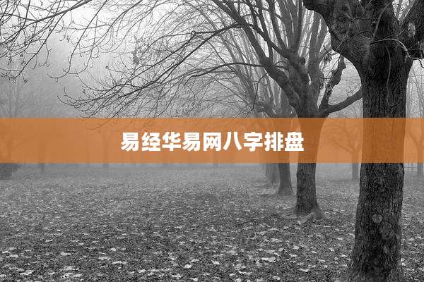 易经华易网八字排盘