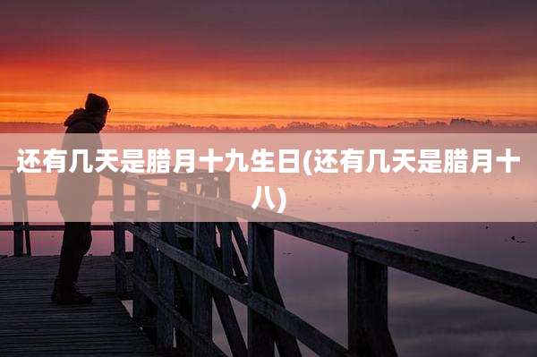 还有几天是腊月十九生日(还有几天是腊月十八)