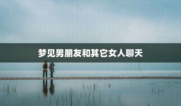 梦见男朋友和其它女人聊天