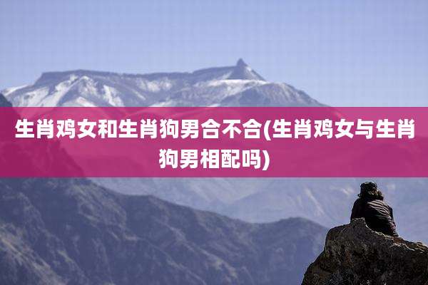 生肖鸡女和生肖狗男合不合(生肖鸡女与生肖狗男相配吗)
