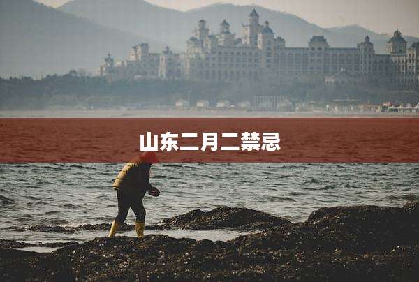 山东二月二禁忌