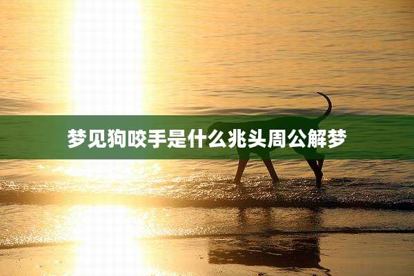 梦见狗咬手是什么兆头周公解梦