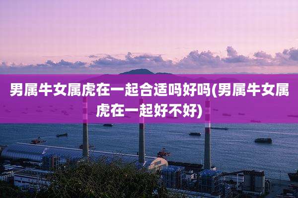 男属牛女属虎在一起合适吗好吗(男属牛女属虎在一起好不好)