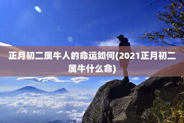 正月初二属牛人的命运如何(2021正月初二属牛什么命)