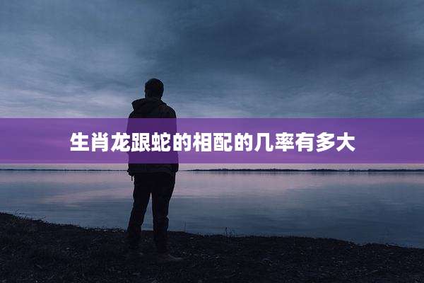 生肖龙跟蛇的相配的几率有多大