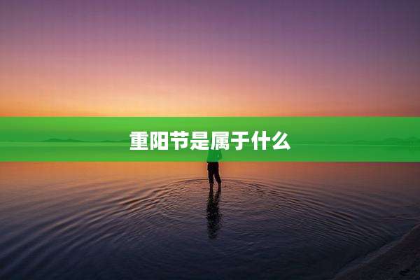 重阳节是属于什么