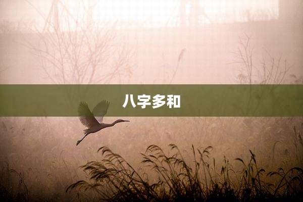 八字多和