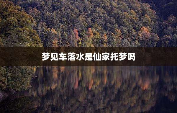 梦见车落水是仙家托梦吗