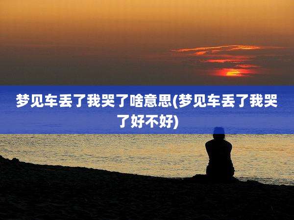 梦见车丢了我哭了啥意思(梦见车丢了我哭了好不好)
