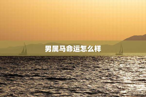男属马命运怎么样