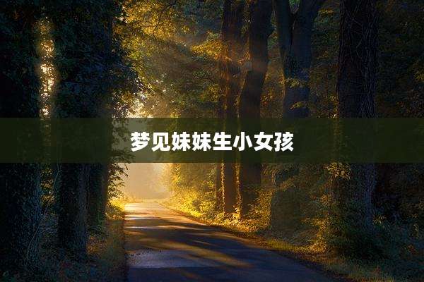 梦见妹妹生小女孩