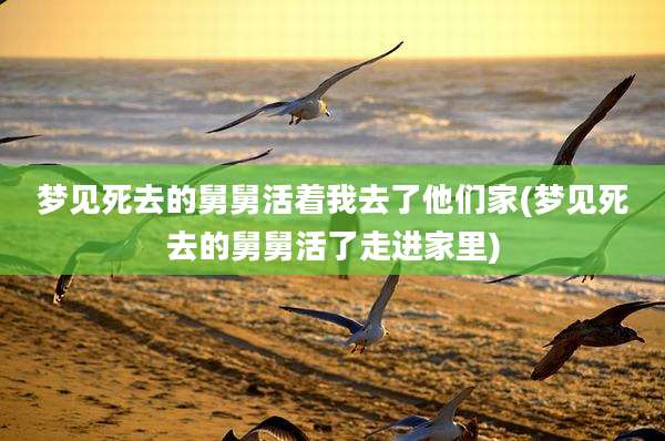 梦见死去的舅舅活着我去了他们家(梦见死去的舅舅活了走进家里)