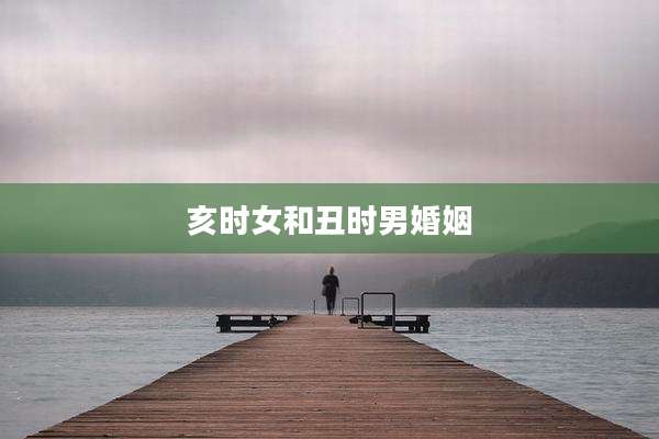 亥时女和丑时男婚姻