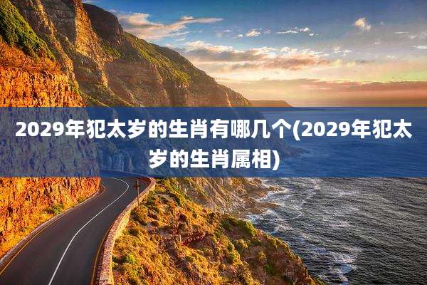 2029年犯太岁的生肖有哪几个(2029年犯太岁的生肖属相)