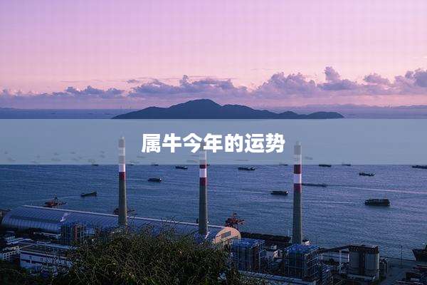 属牛今年的运势
