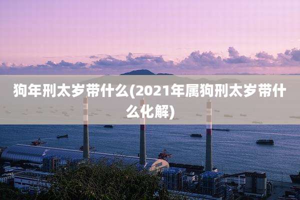 狗年刑太岁带什么(2021年属狗刑太岁带什么化解)