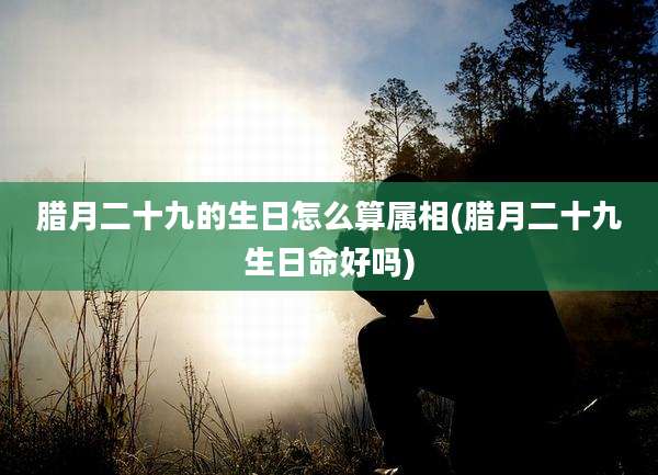腊月二十九的生日怎么算属相(腊月二十九生日命好吗)