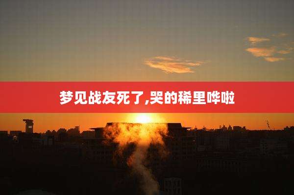 梦见战友死了,哭的稀里哗啦