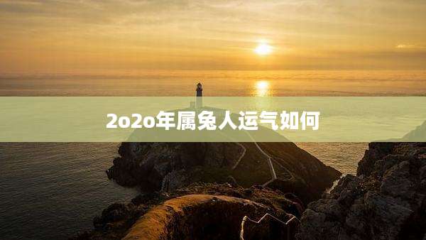 2o2o年属兔人运气如何