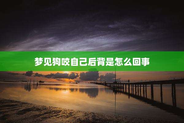 梦见狗咬自己后背是怎么回事