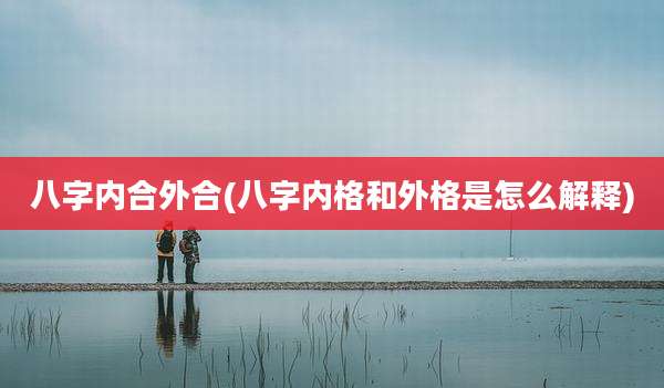 八字内合外合(八字内格和外格是怎么解释)