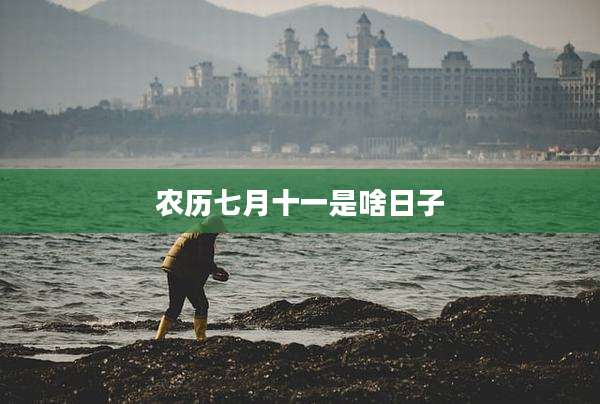 农历七月十一是啥日子