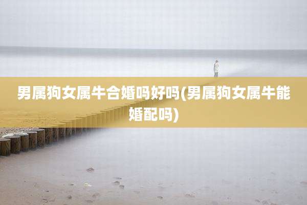 男属狗女属牛合婚吗好吗(男属狗女属牛能婚配吗)