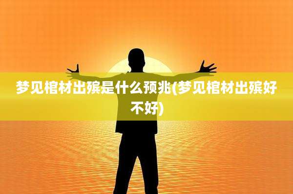 梦见棺材出殡是什么预兆(梦见棺材出殡好不好)