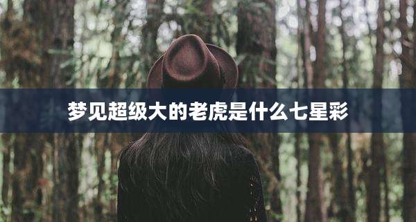 梦见超级大的老虎是什么七星彩