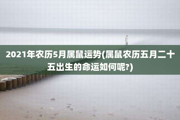 2021年农历5月属鼠运势(属鼠农历五月二十五出生的命运如何呢?)