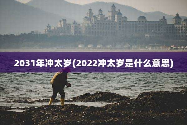 2031年冲太岁(2022冲太岁是什么意思)
