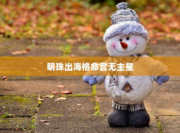 明珠出海格命宫无主星