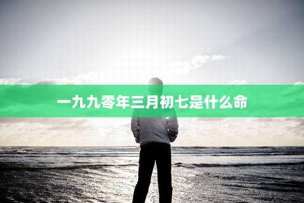 一九九零年三月初七是什么命