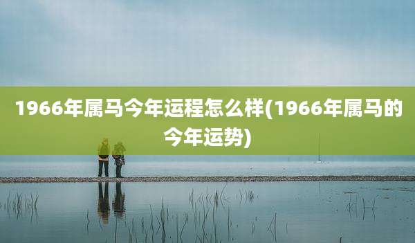 1966年属马今年运程怎么样(1966年属马的今年运势)