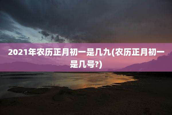 2021年农历正月初一是几九(农历正月初一是几号?)