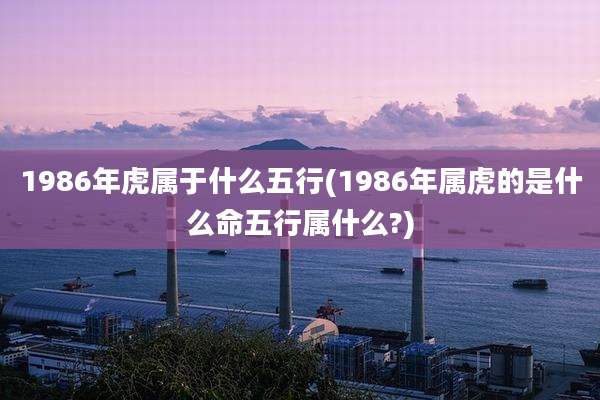 1986年虎属于什么五行(1986年属虎的是什么命五行属什么?)