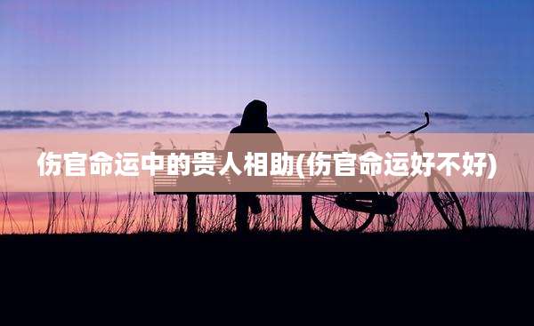 伤官命运中的贵人相助(伤官命运好不好)