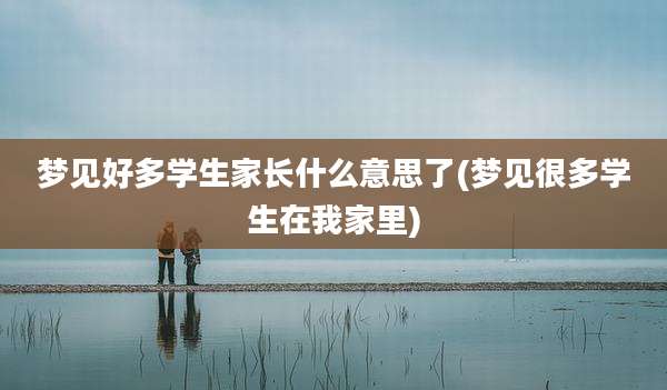 梦见好多学生家长什么意思了(梦见很多学生在我家里)
