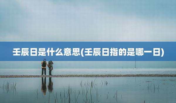 壬辰日是什么意思(壬辰日指的是哪一日)