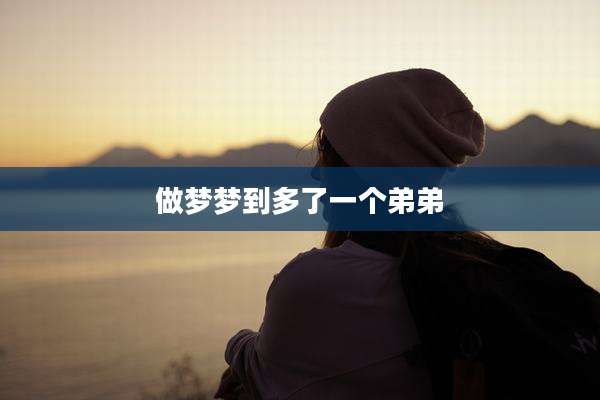做梦梦到多了一个弟弟