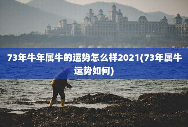73年牛年属牛的运势怎么样2021(73年属牛运势如何)